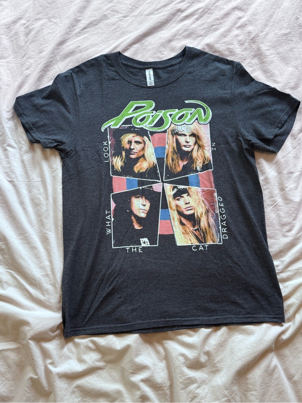 Poison Look What The Cat Dragged In Tee